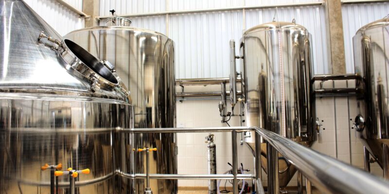 Bazin inox alimentar pentru stocarea lichidelor